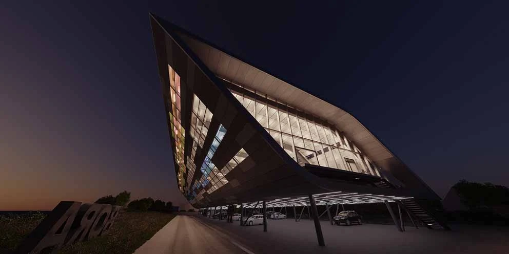Bora: arquitectura espectacular para la nueva sede de Herford